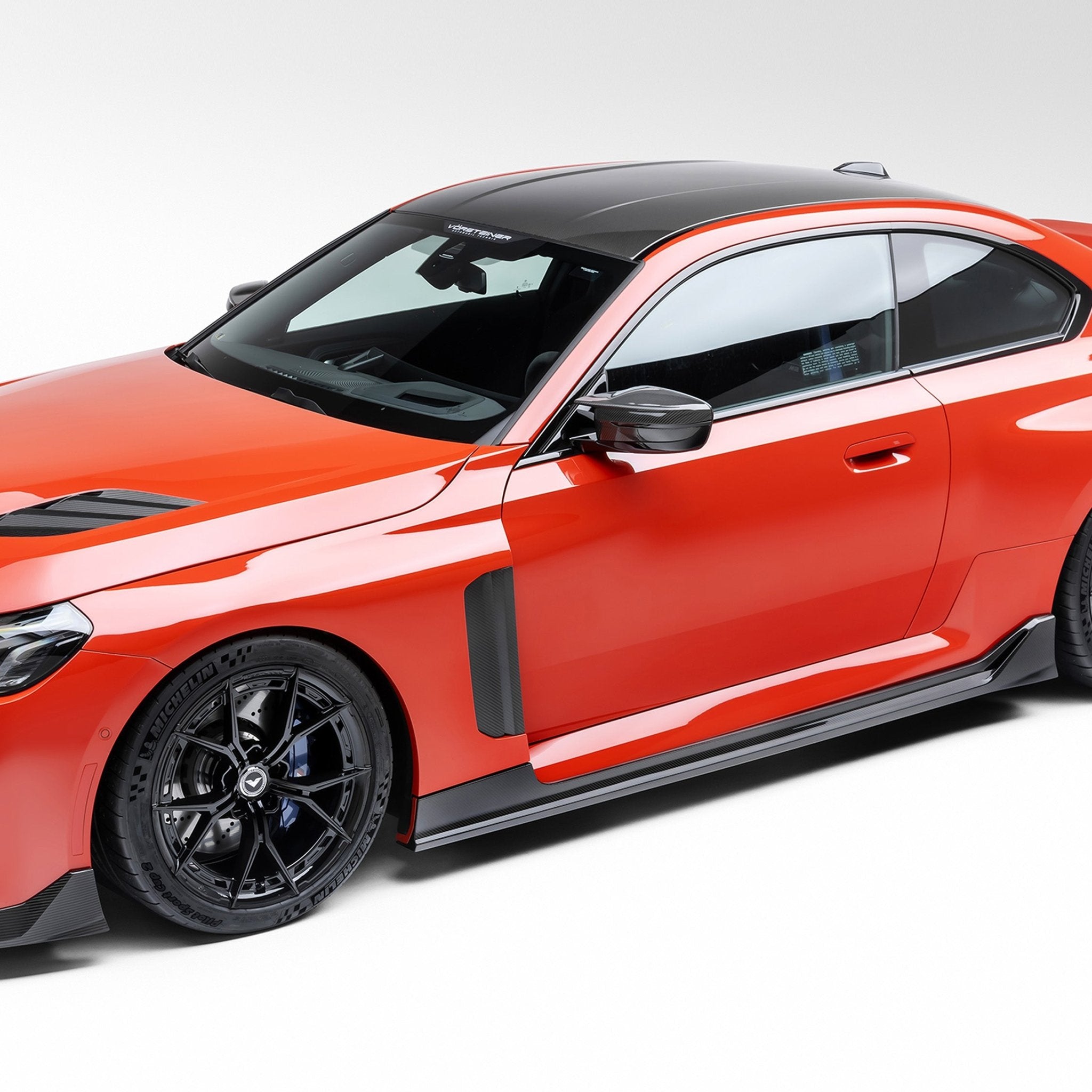 Vorsteiner VRS Aero Carbon Vented Fenders | Wings with Side Skirts - BMW G87 M2 - Evolve Automotive